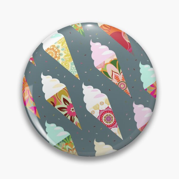 Item preview, Mandala ice cream | gray  designed and sold by camcreativedk.