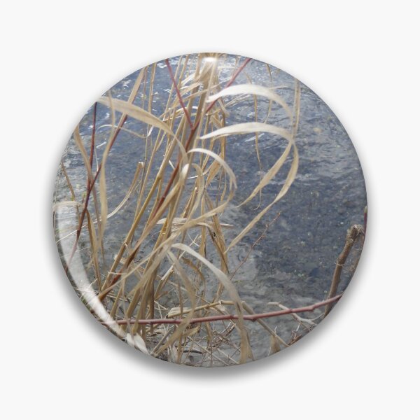 Item preview, WINTER GRASSES ON THE RIVER BANK designed and sold by Elaine Bawden.