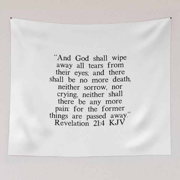 Item preview, Revelation 21:4 KJV designed and sold by IBMClothing.