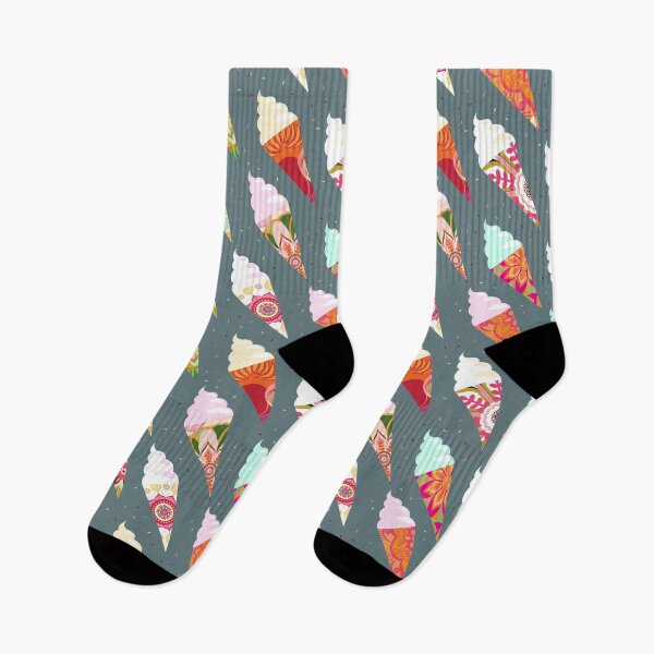 Item preview, Mandala ice cream | gray  designed and sold by camcreativedk.