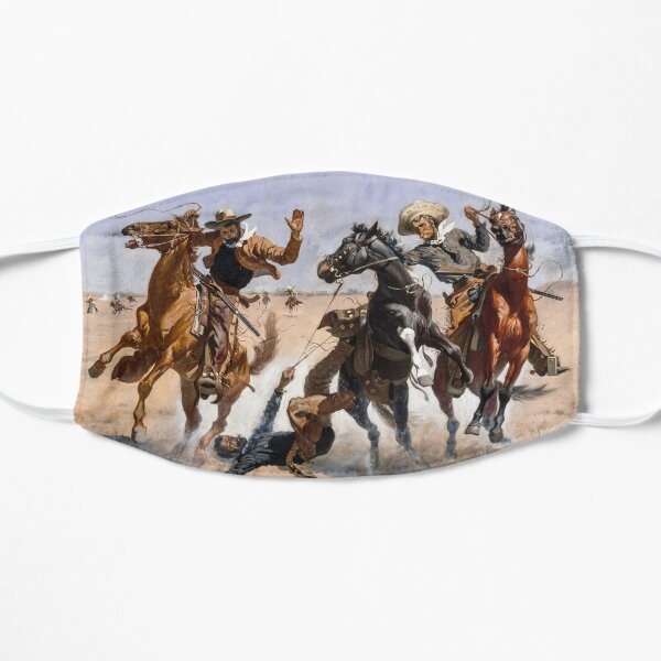 Frederic Remington - Aiding a Comrade Mask