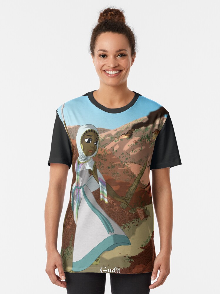 Alternate view of Gudit - Rejected Princesses Graphic T-Shirt