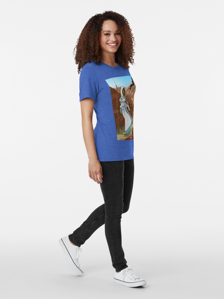 Alternate view of Gudit - Rejected Princesses Tri-blend T-Shirt