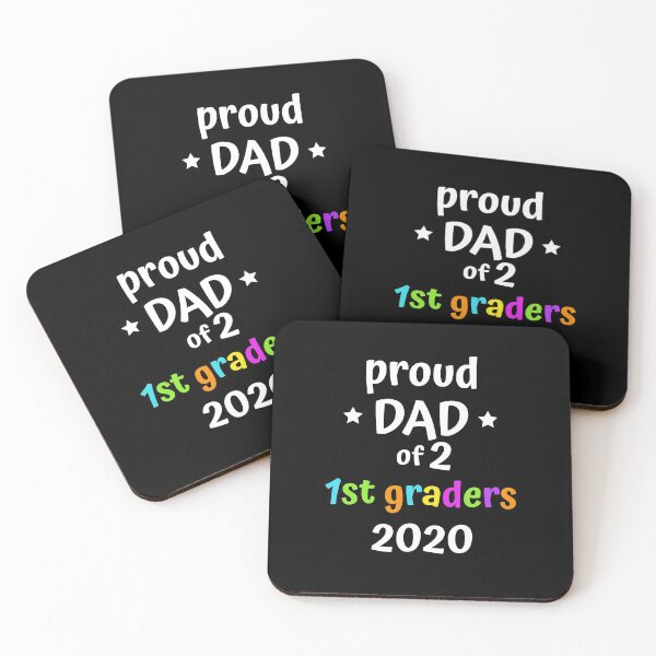 Item preview, Proud Dad Of 2 1st Graders 2020 Cute Outfit For Dad Of Two 1st Grade Students Gift designed and sold by FunnySunny T-Shirts.