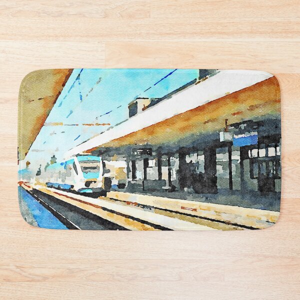 Item preview, Train in Pescara railway station designed and sold by Giuseppe Cocco.