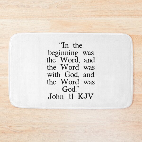 Item preview, John 1:1 KJV designed and sold by IBMClothing.