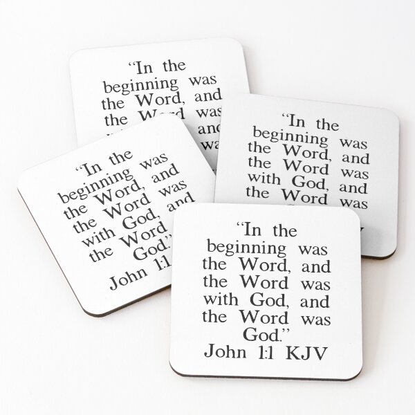 Item preview, John 1:1 KJV designed and sold by IBMClothing.