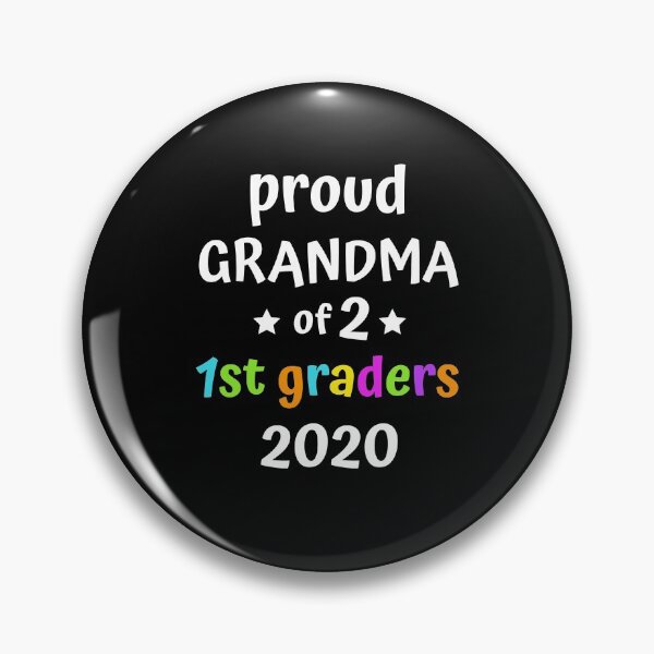 Item preview, Proud Grandma Of Two 1st Graders 2020 Cute Grandmother Of 2 First Grade Students Gift designed and sold by FunnySunny T-Shirts.