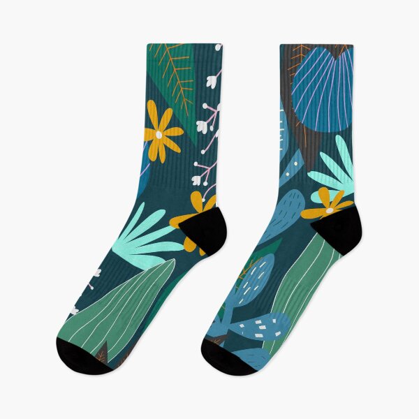 Item preview, Nocturnal aquatic pattern designed and sold by cocodes.