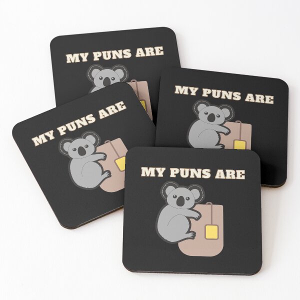 Item preview, My Puns Are Koala Tea Cute Gift designed and sold by hasnimed.