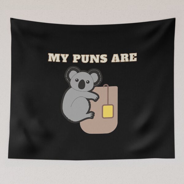 Item preview, My Puns Are Koala Tea Cute Gift designed and sold by hasnimed.