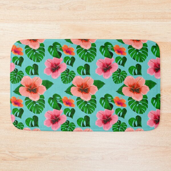 Item preview, Tropical Vibes: Hibiscus and Monstera designed and sold by Artemixtravel.