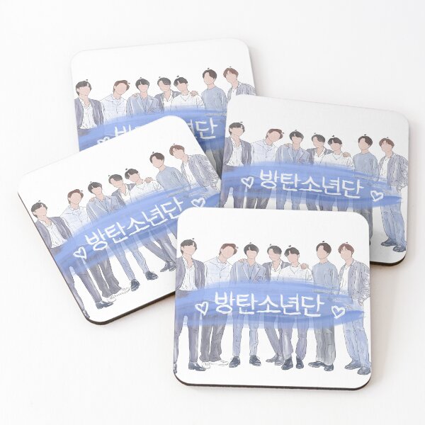 Item preview, BTS Outline (Blue) designed and sold by GXNER-art.