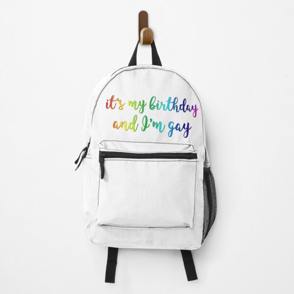 Item preview, "It's my birthday and I'm gay" HS Quote designed and sold by halfaheart.