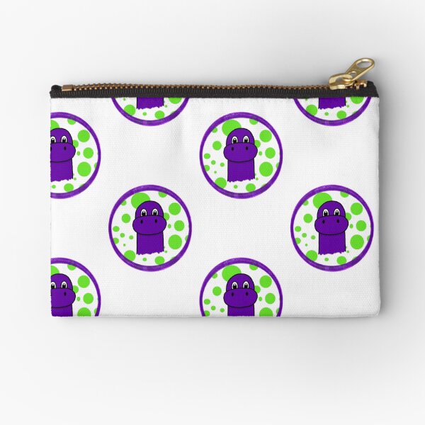 "The Purple Saurus" Zipper Pouch