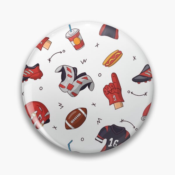 Item preview, American football pattern designed and sold by Kinisis.