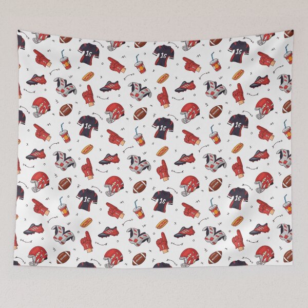 Item preview, American football pattern designed and sold by Kinisis.
