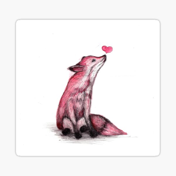 Item preview, Fox Love designed and sold by ishkaart.