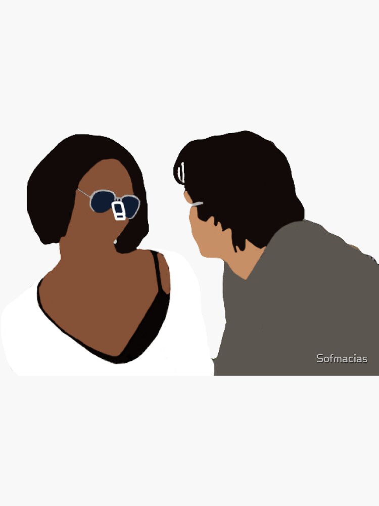 Delena Rain Kiss Sticker for Sale by Sofmacias