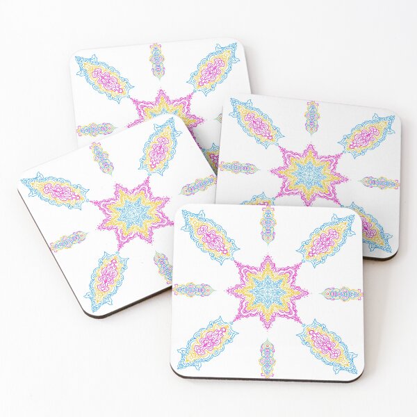 Item preview, Blue Yellow and Pink Mandala designed and sold by autumds.