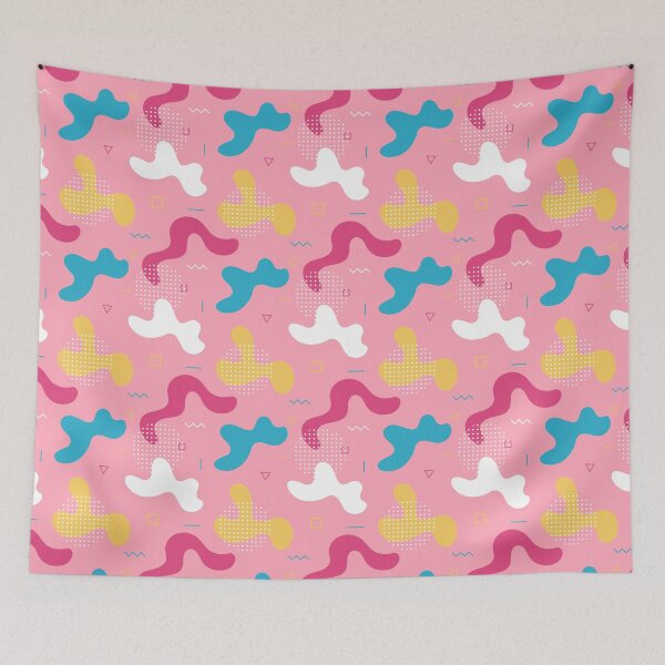 Item preview, pop art modern memphis color style - rosa designed and sold by Kinisis.