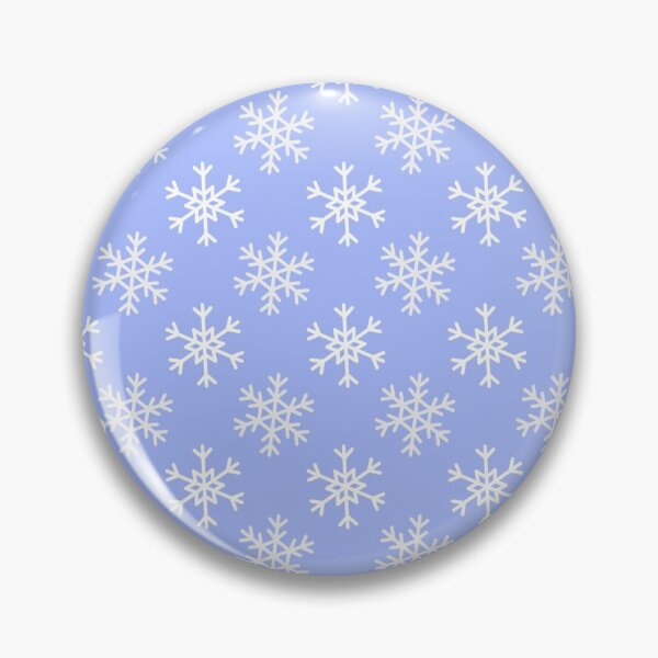 Item preview, White Snowflakes on a Blue Background designed and sold by cheeruplovely.