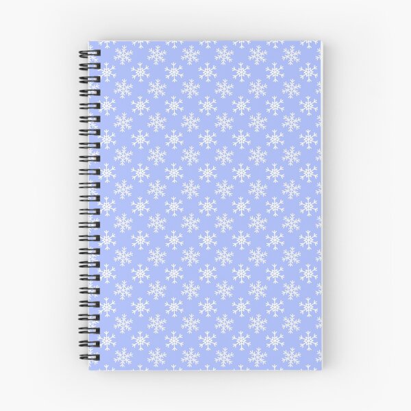 Item preview, White Snowflakes on a Blue Background designed and sold by cheeruplovely.