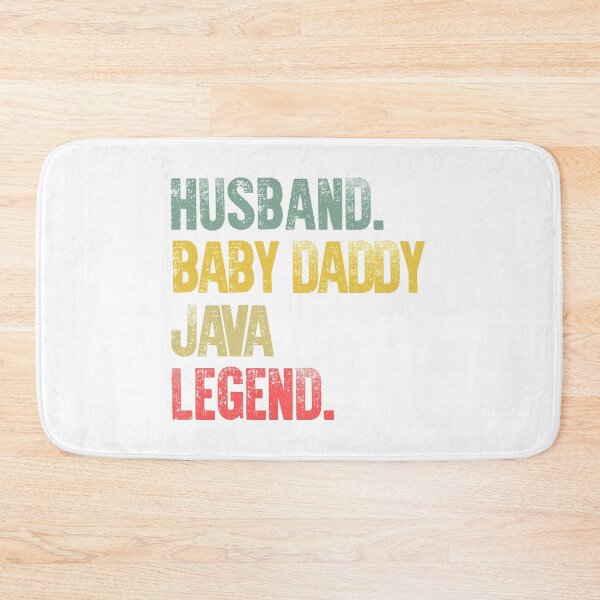 Item preview, Funny Men Vintage T Shirt Husband Baby Daddy Java Legend designed and sold by Bendthetrend.