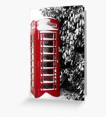Telephone box Greeting Card