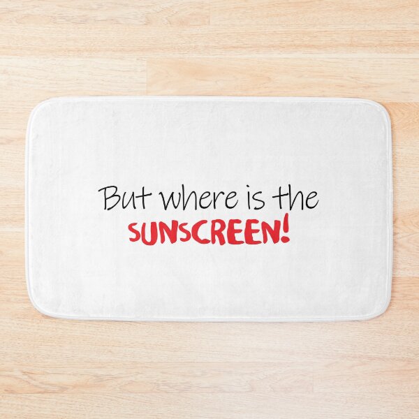 Item preview, Skincare sunscreen hyram quote designed and sold by Prerana Jain.