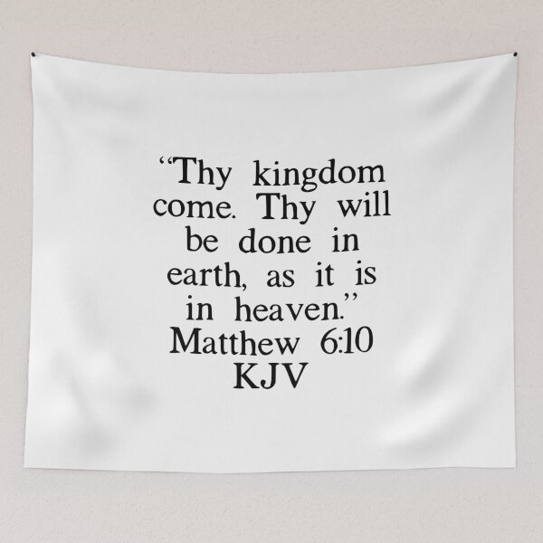 Item preview, Matthew 6:10 KJV designed and sold by IBMClothing.