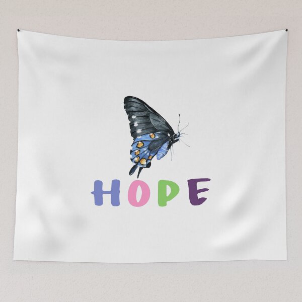 Item preview, Butterfly /HOPE sticker  designed and sold by NAMTO.