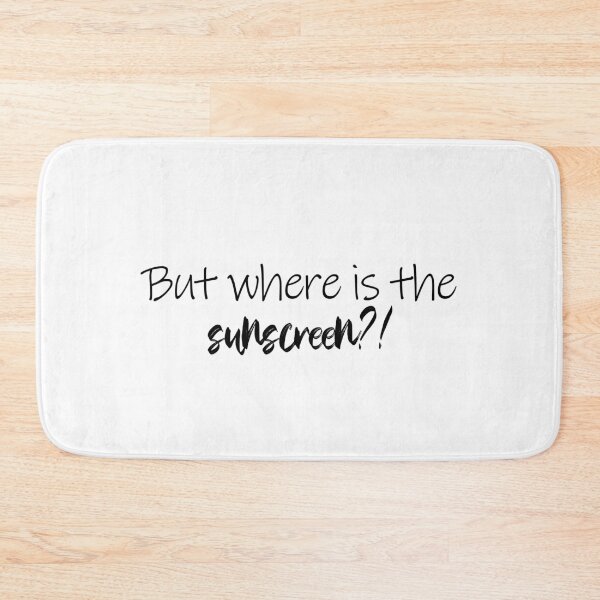 Item preview, Skincare sunscreen hyram quote designed and sold by Prerana Jain.