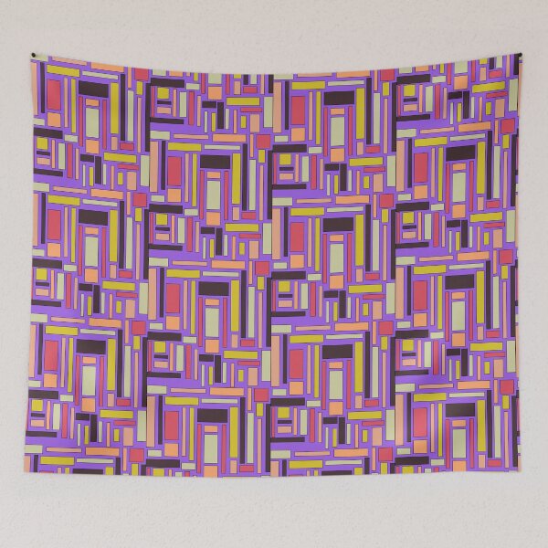 Item preview, Retro Colorful Slabs designed and sold by BumbleChynxBee.