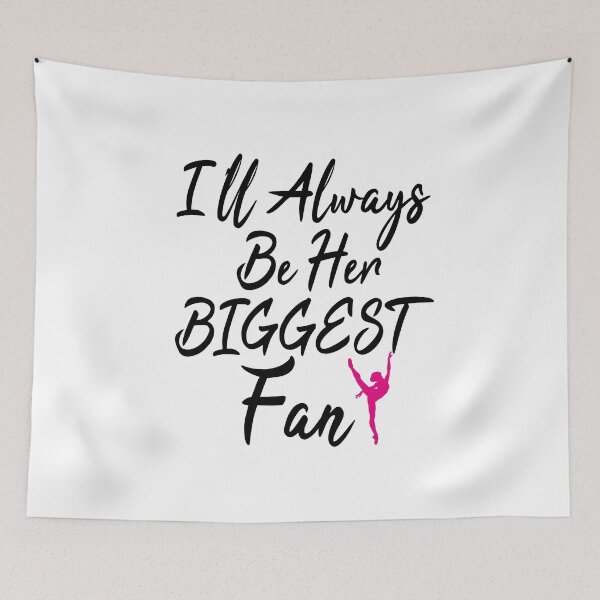 Item preview, I'll Always Be Her Biggest Fan: funny Gymnastics  - gift for women - cute Gymnast / girls gymnastics gift style idea design designed and sold by Chamssou.