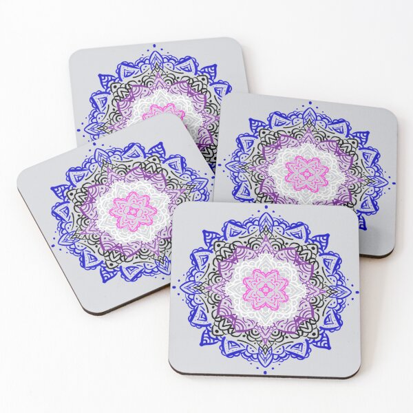 Item preview, Black, White, and Berry Mandala designed and sold by autumds.