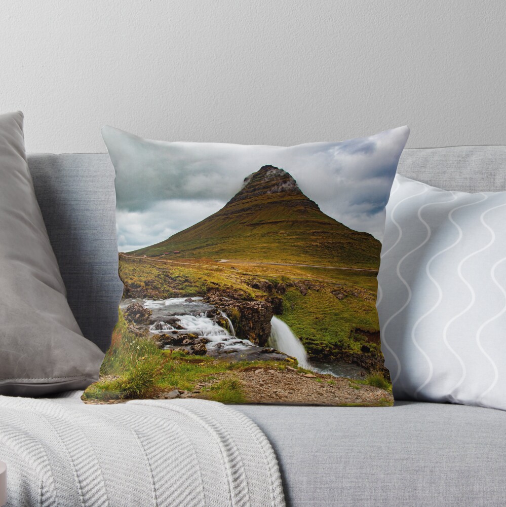 Kirkjufell, Iceland Throw Pillow