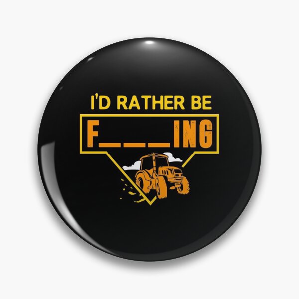 Item preview, Mens I'd Rather Be Farming Tractor Design For A Hobby Farmer print designed and sold by AYDreamers.
