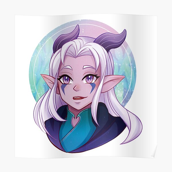 Moonshadow Elf Posters Redbubble