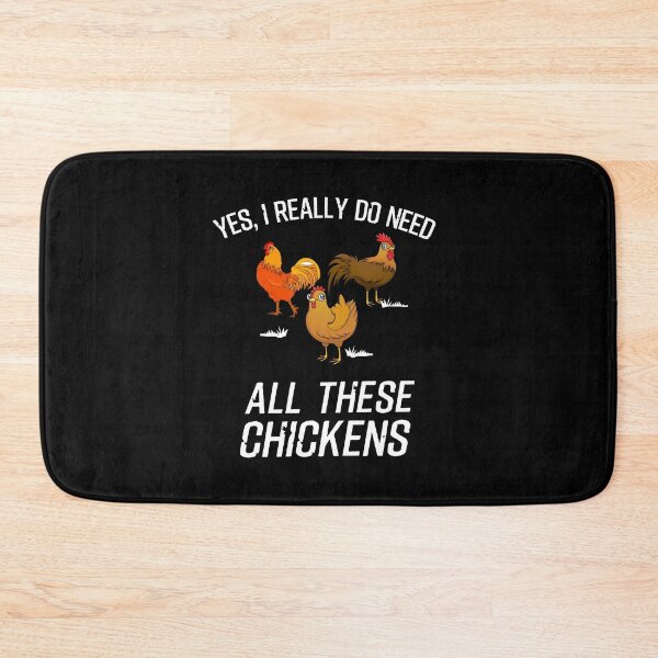 Item preview, Yes I Really Do Need All Of These Chickens For A Farmer print designed and sold by AYDreamers.