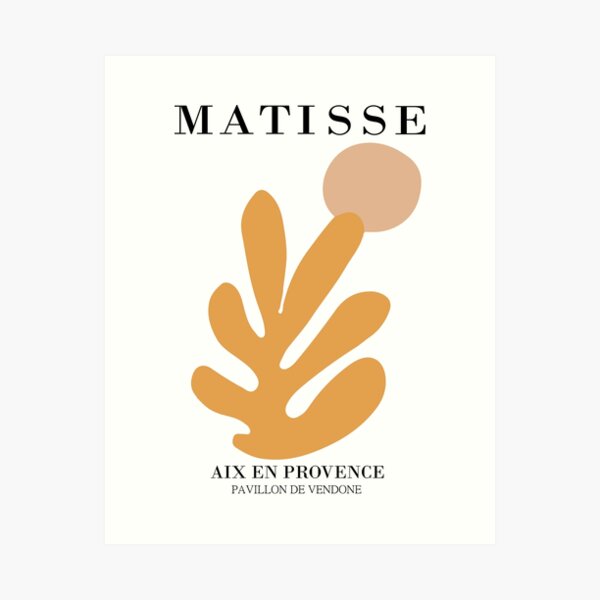 Item preview,  Henri Matisse - Cutout Design - Henri Matisse Exhibition - PRINTS designed and sold by artswag.