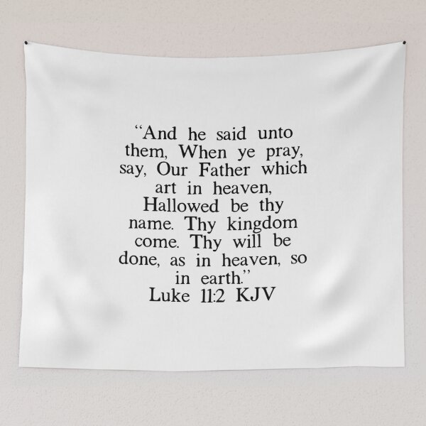Item preview, Luke 11:2 KJV designed and sold by IBMClothing.