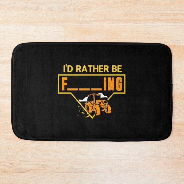 Item preview, Mens I'd Rather Be Farming Tractor Design For A Hobby Farmer print designed and sold by AYDreamers.