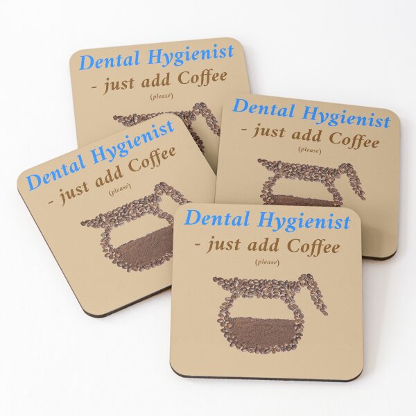 Item preview, Dental Hygienist - add coffee (please) designed and sold by geeverny.