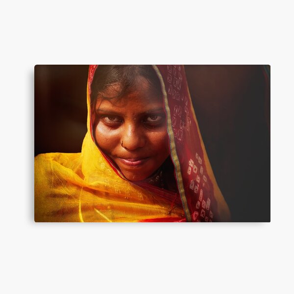 the light of a smile Metal Print