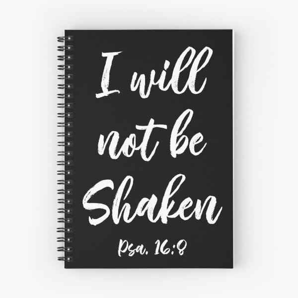 Item preview, I Will Not be Shaken - Christian Inspirational Verse designed and sold by ShareYourFaith.