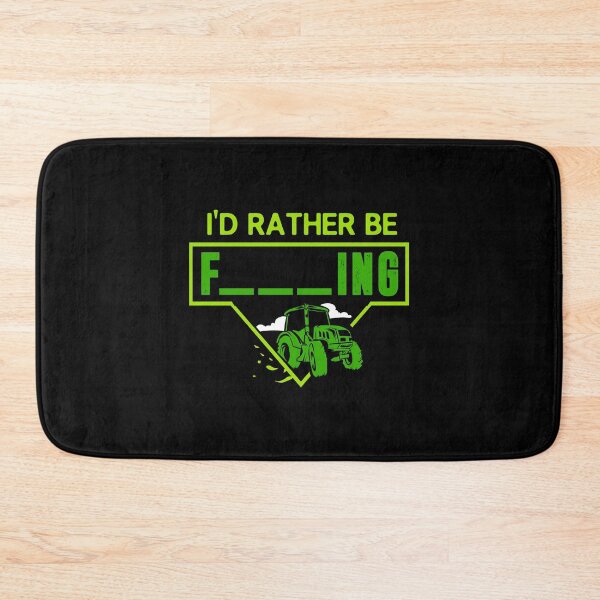 Item preview, Mens I'd Rather Be Farming Tractor Design For A Hobby Farmer print designed and sold by AYDreamers.