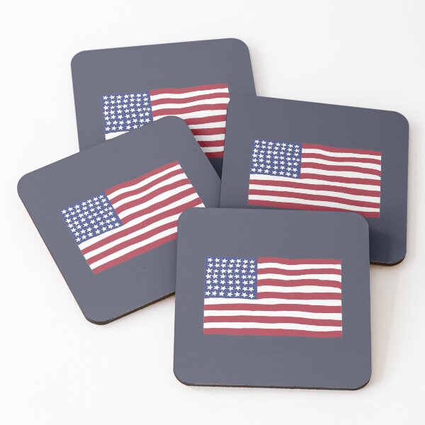 Item preview, USA wavy flag designed and sold by TheaDesign.