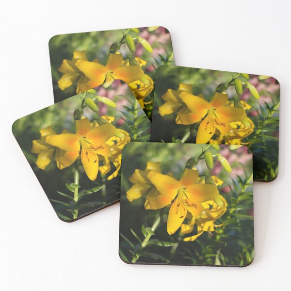 Item preview, Yellow lily (Lilium) flower designed and sold by lena-maximova.