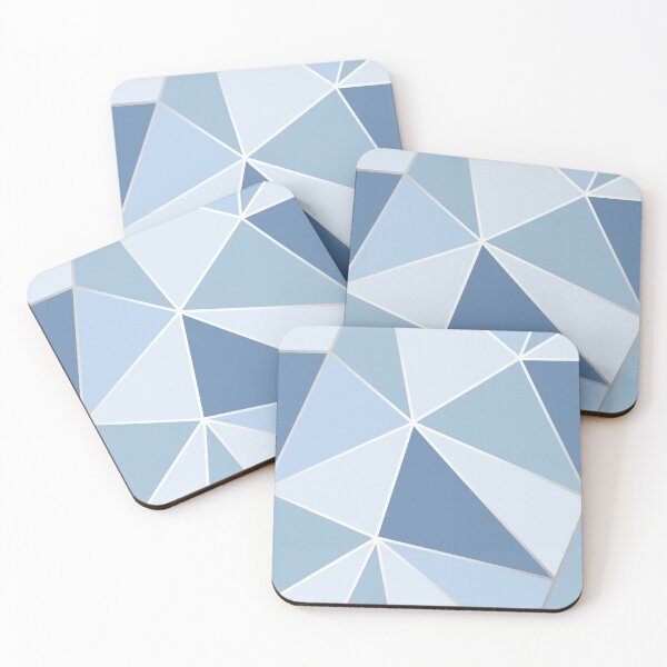 Item preview, Blue & Silver Geometric designed and sold by Danielle555.